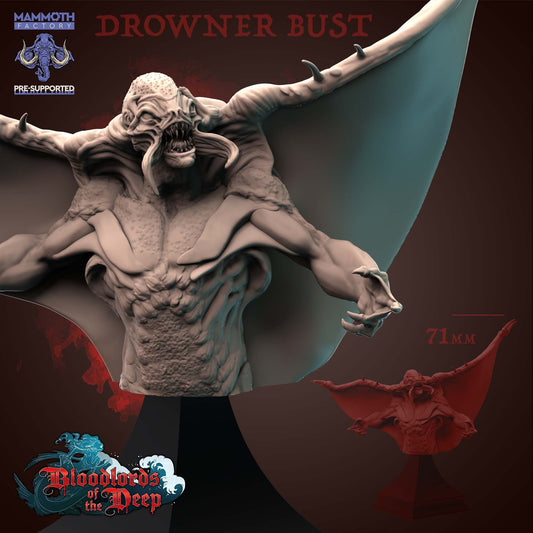 Undead Drowner Bust | Bloodlords of the Deep Collection | Mammoth Factory