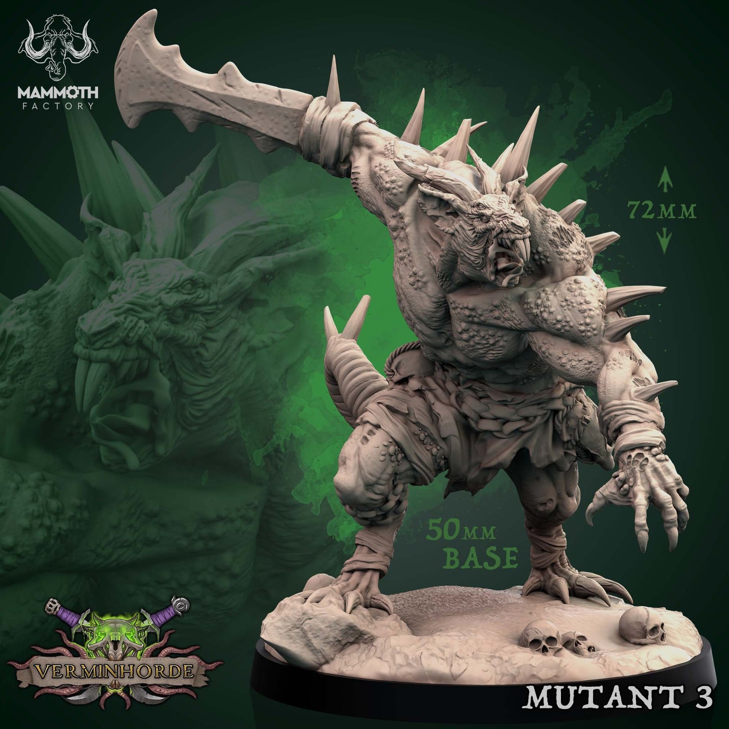 Ratfolk Mutants Tabletop Miniature Set | Verminhorde Collection | Mammoth Factory