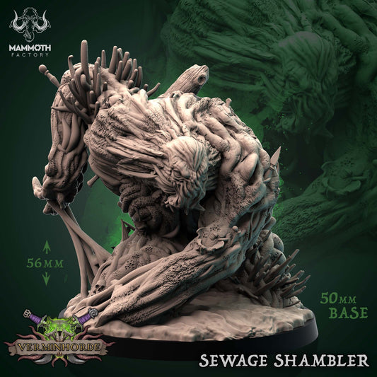 Sewage Shambler Tabletop Miniature | Verminhorde Collection | Mammoth Factory