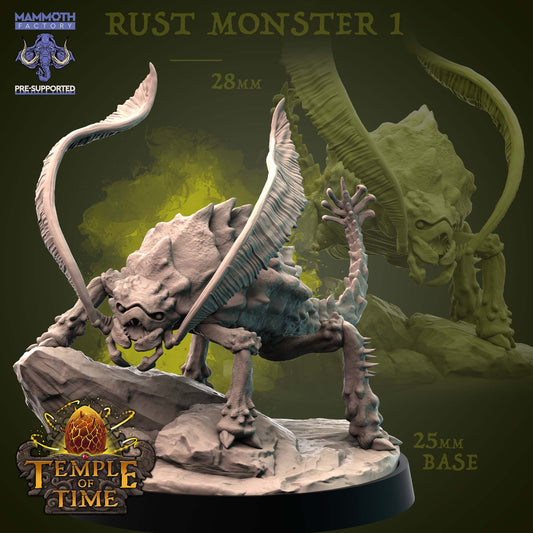 Rust Monster Tabletop Miniature Set | Temple of Time Collection | Mammoth Factory