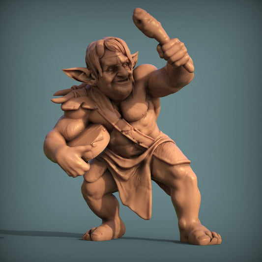 Goblin Musician Resin Tabletop Miniature  | Print My Minis | Goblins 2