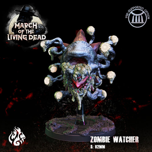 Zombie Watcher Tabletop RPG Miniature | March of the Living Dead Collection | Crippled God Foundry