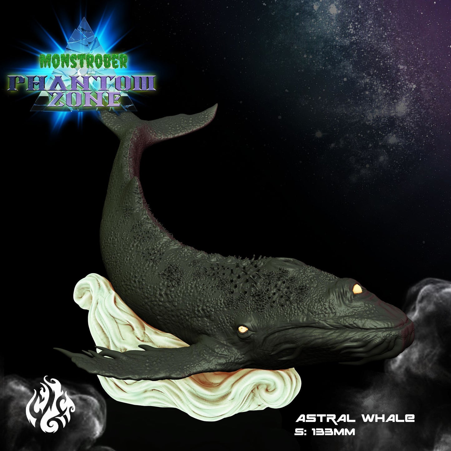 Astral Whale Tabletop Miniature | Monstrober 2022 Collection | Crippled God Foundry