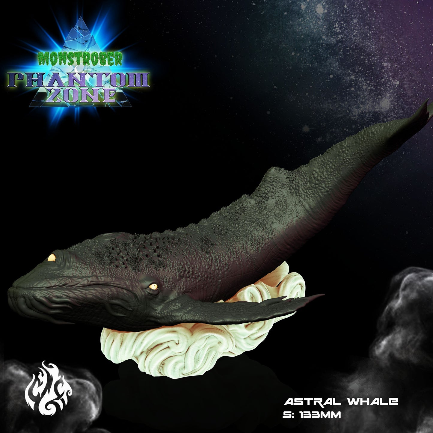 Astral Whale Tabletop Miniature | Monstrober 2022 Collection | Crippled God Foundry