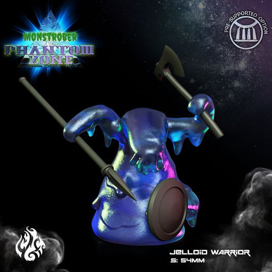 Jelloid Warrior Resin Tabletop Miniature | Monstrober 2022 Collection | Crippled God Foundry