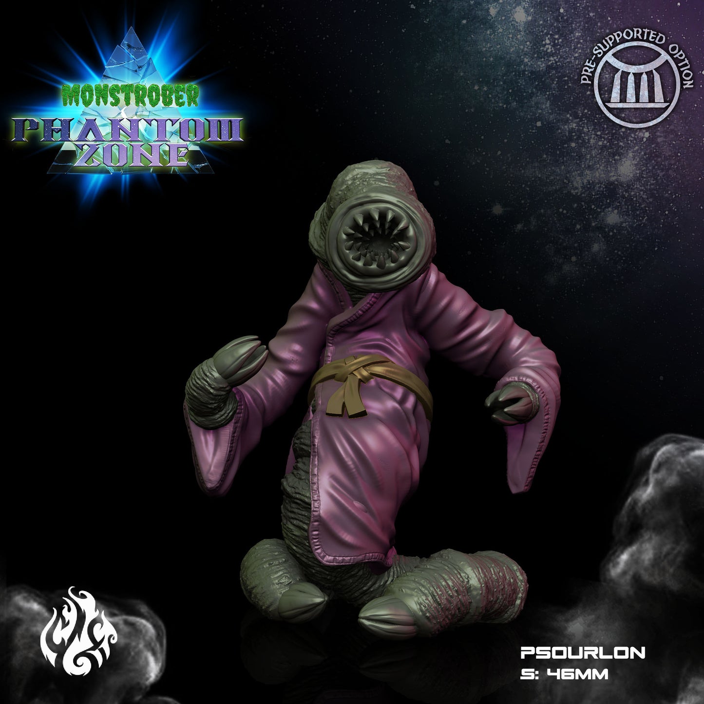 Psourlon Space Parasite Resin Tabletop Miniature | Monstrober 2022 Collection | Crippled God Foundry