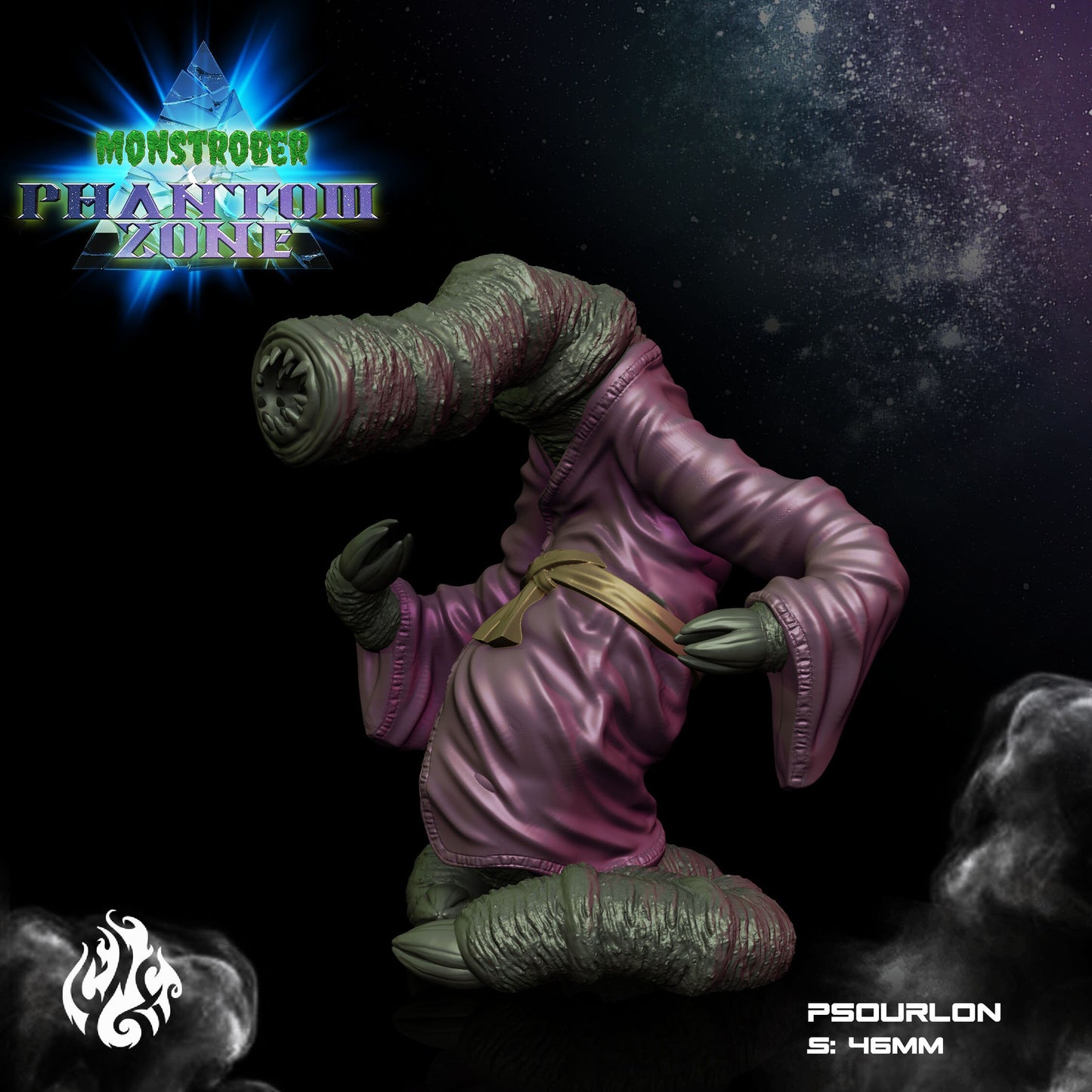 Psourlon Space Parasite Resin Tabletop Miniature | Monstrober 2022 Collection | Crippled God Foundry