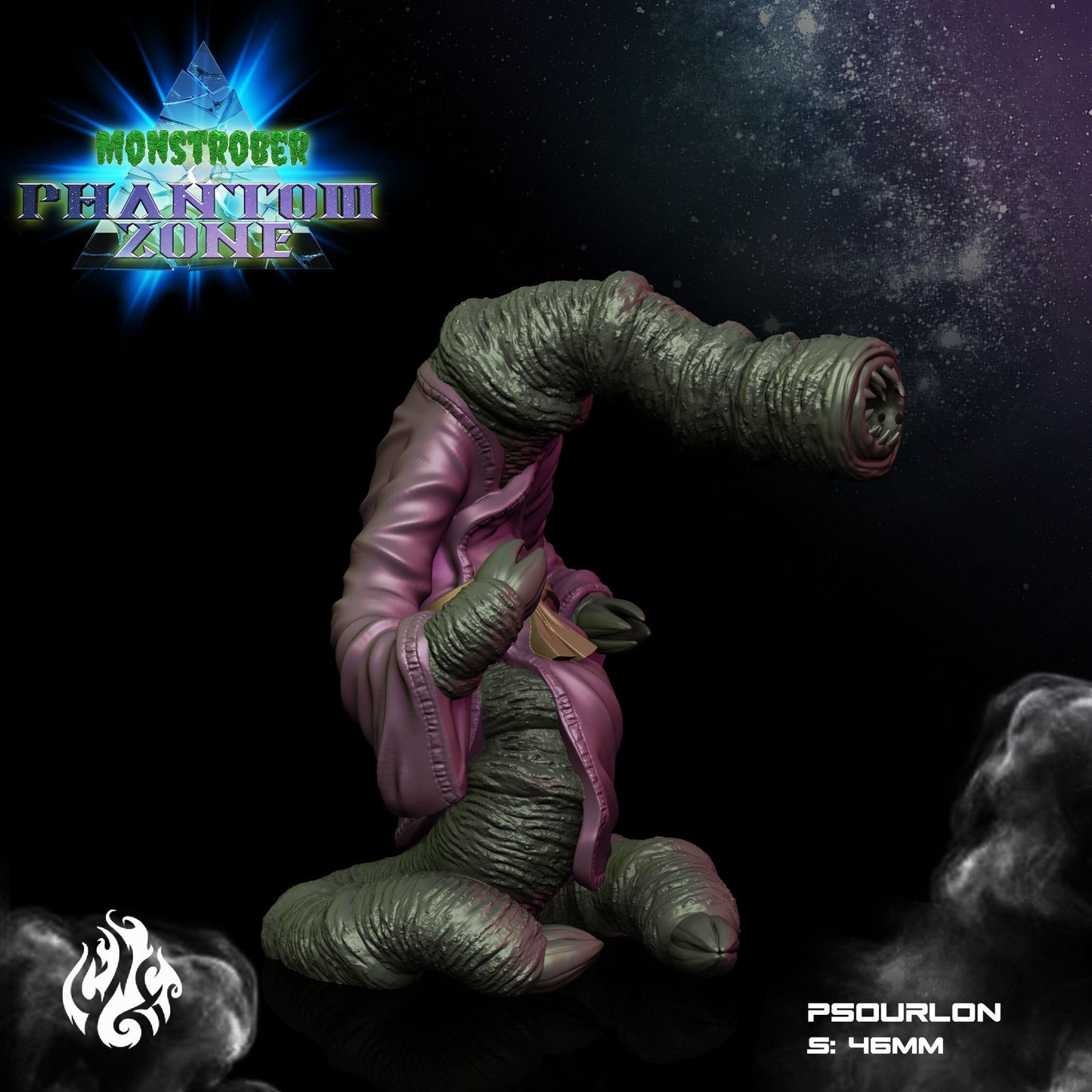 Psourlon Space Parasite Resin Tabletop Miniature | Monstrober 2022 Collection | Crippled God Foundry