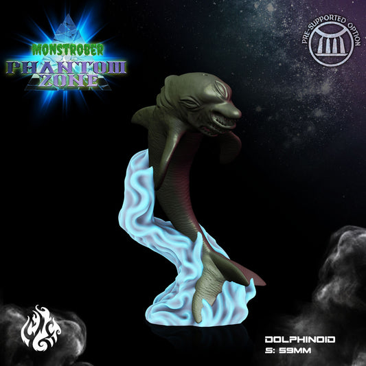 Dolphinoid Resin Tabletop Miniature | Monstrober 2022 Collection | Crippled God Foundry