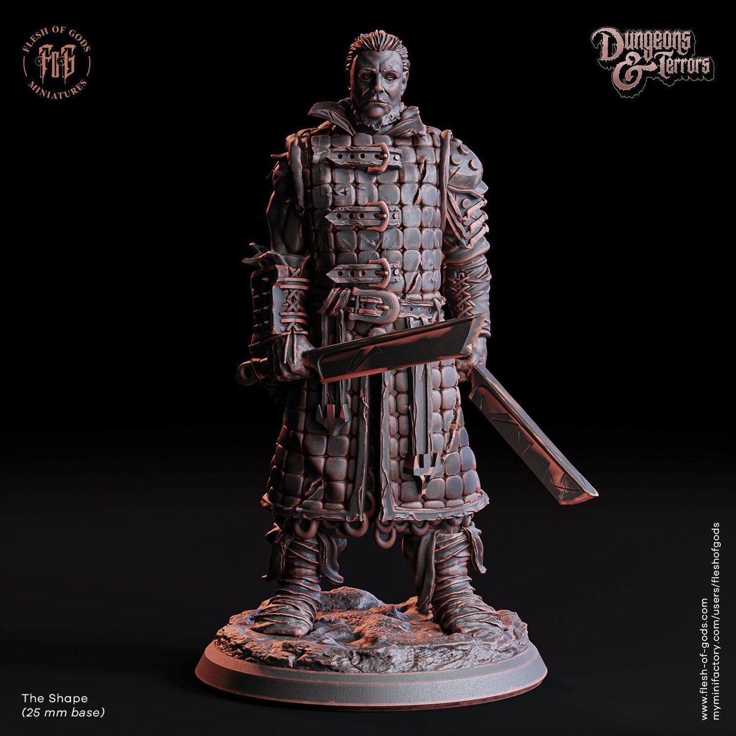 The Shape Resin Figure | Dungeons and Terrors Series RPG Horror Miniatures Tabletop | Flesh of Gods