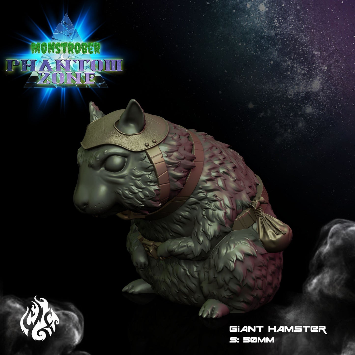 Giant Space Hamster Resin Tabletop Miniature | Monstrober 2022 Collection | Crippled God Foundry