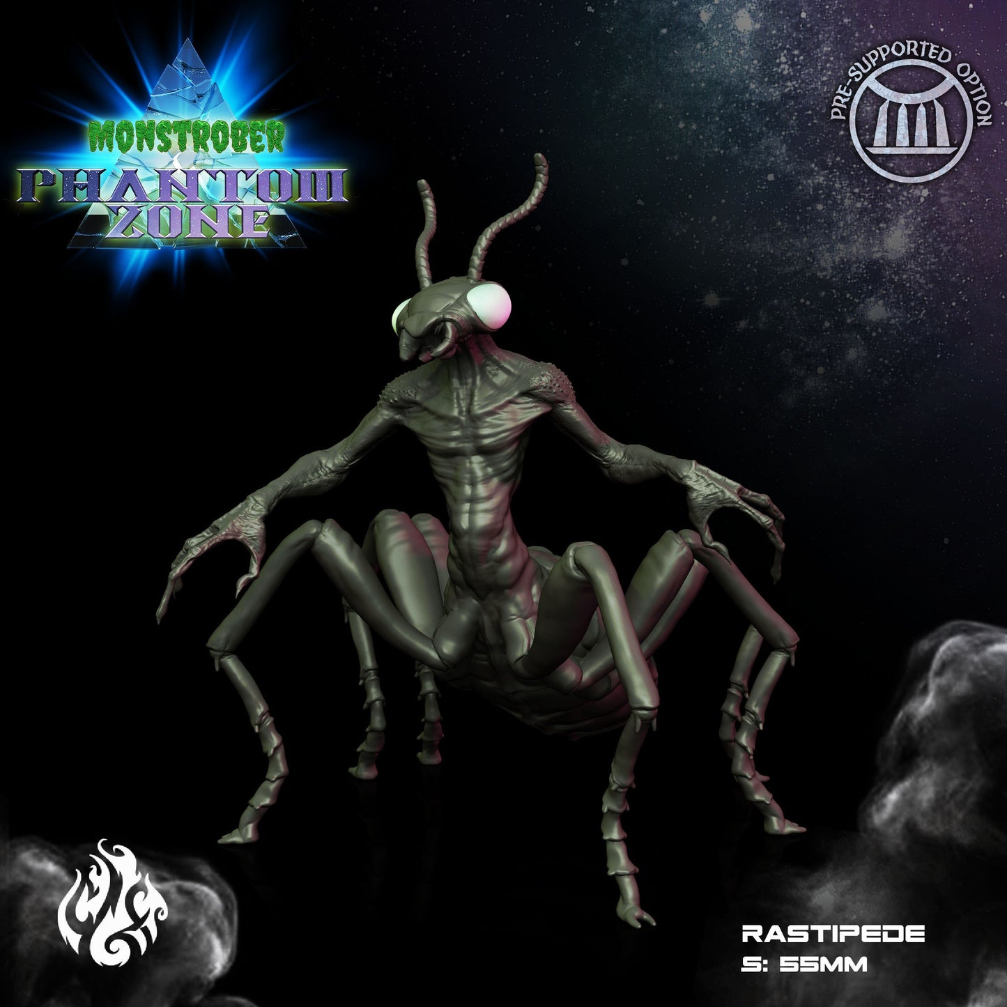 Rastipede Space Ant Resin Tabletop Miniature | Monstrober 2022 Collection | Crippled God Foundry