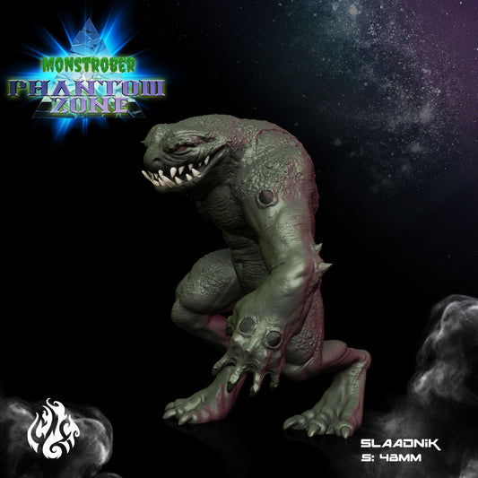 Slaadnik Cosmic Amphibian Resin Tabletop Miniature | Monstrober 2022 Collection | Crippled God Foundry