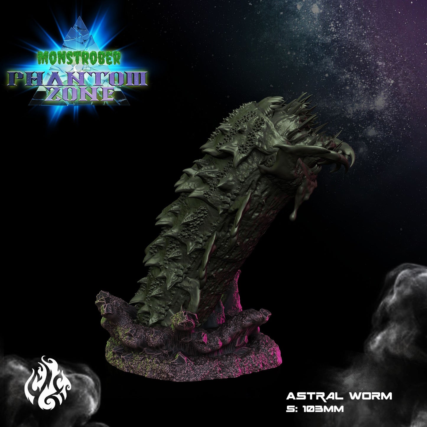 Thagar Asteroid Beast Resin Tabletop Miniature | Monstrober 2022 Collection | Crippled God Foundry