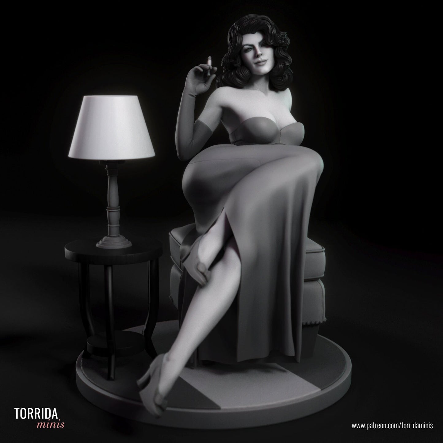 Ava Hollywood Glamour Girl Pin Up Statue & Miniature | Torrida Minis