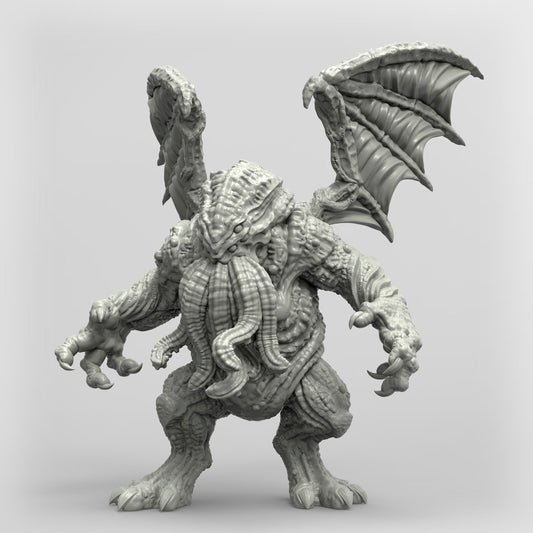 Star Spawn Cthulhi Resin Miniature Set | Acolytes of the Crawling Chaos Series RPG Miniatures Tabletop | Adaevy Creations