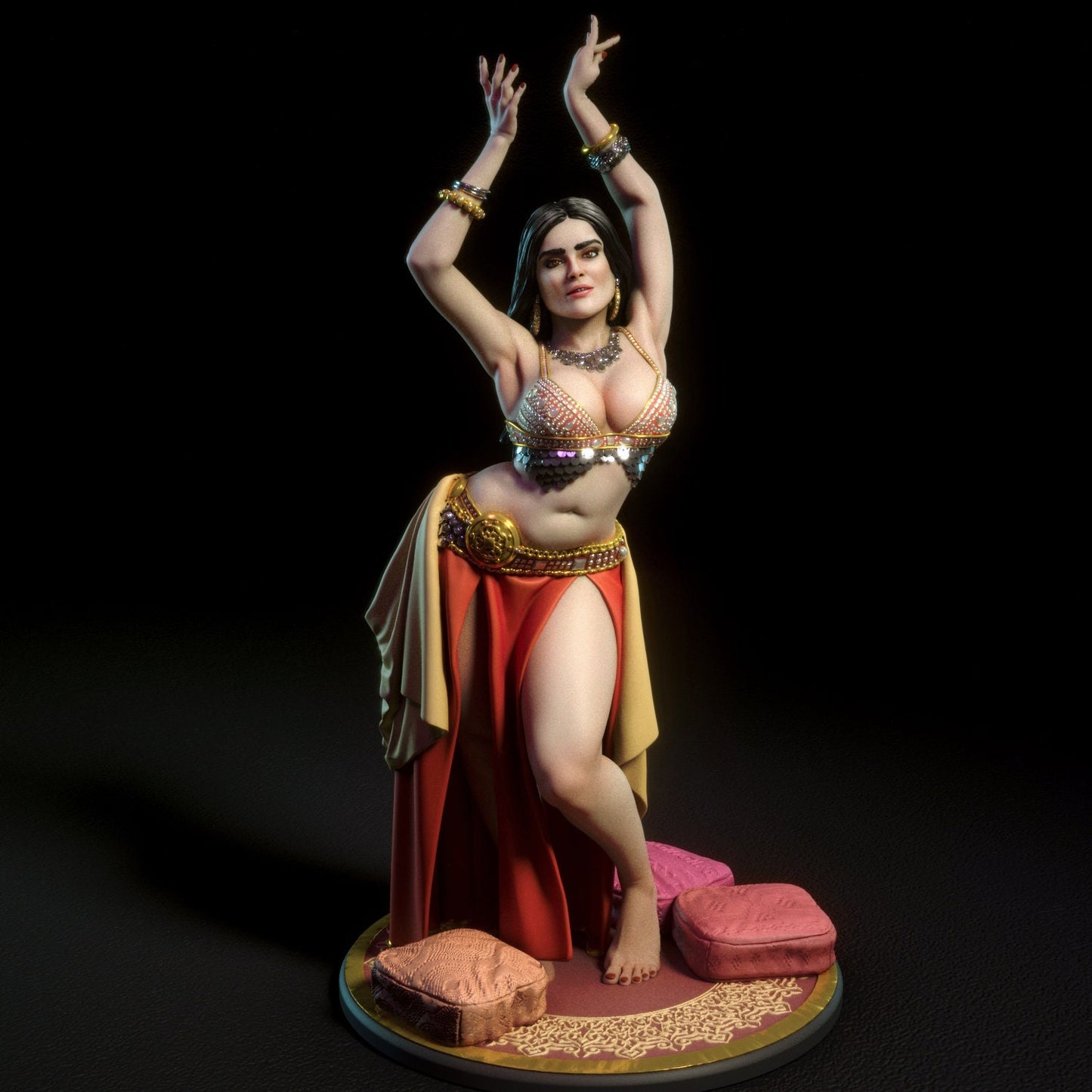 Seductive Bellydancer Pin Up Statue & Miniature | Torrida Minis