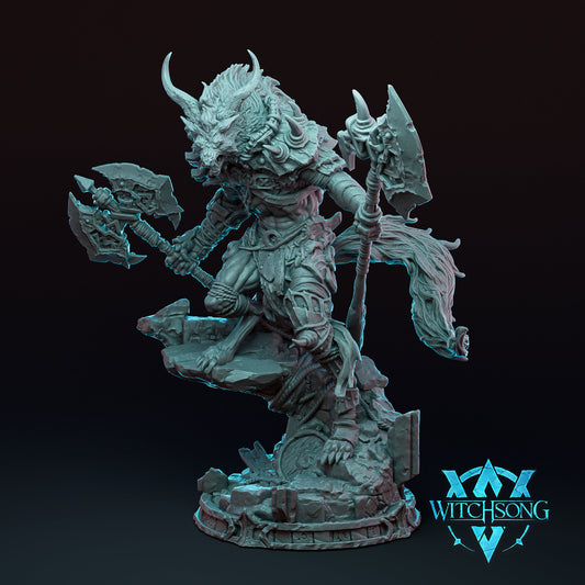 Ascendant Greatwolf Tabletop RPG Miniature | Witchsong Miniatures