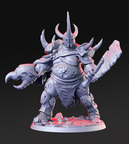 Atlas the Cursed Warrior Tabletop RPG Miniature | Mythexplorers 2 | RN Estudio