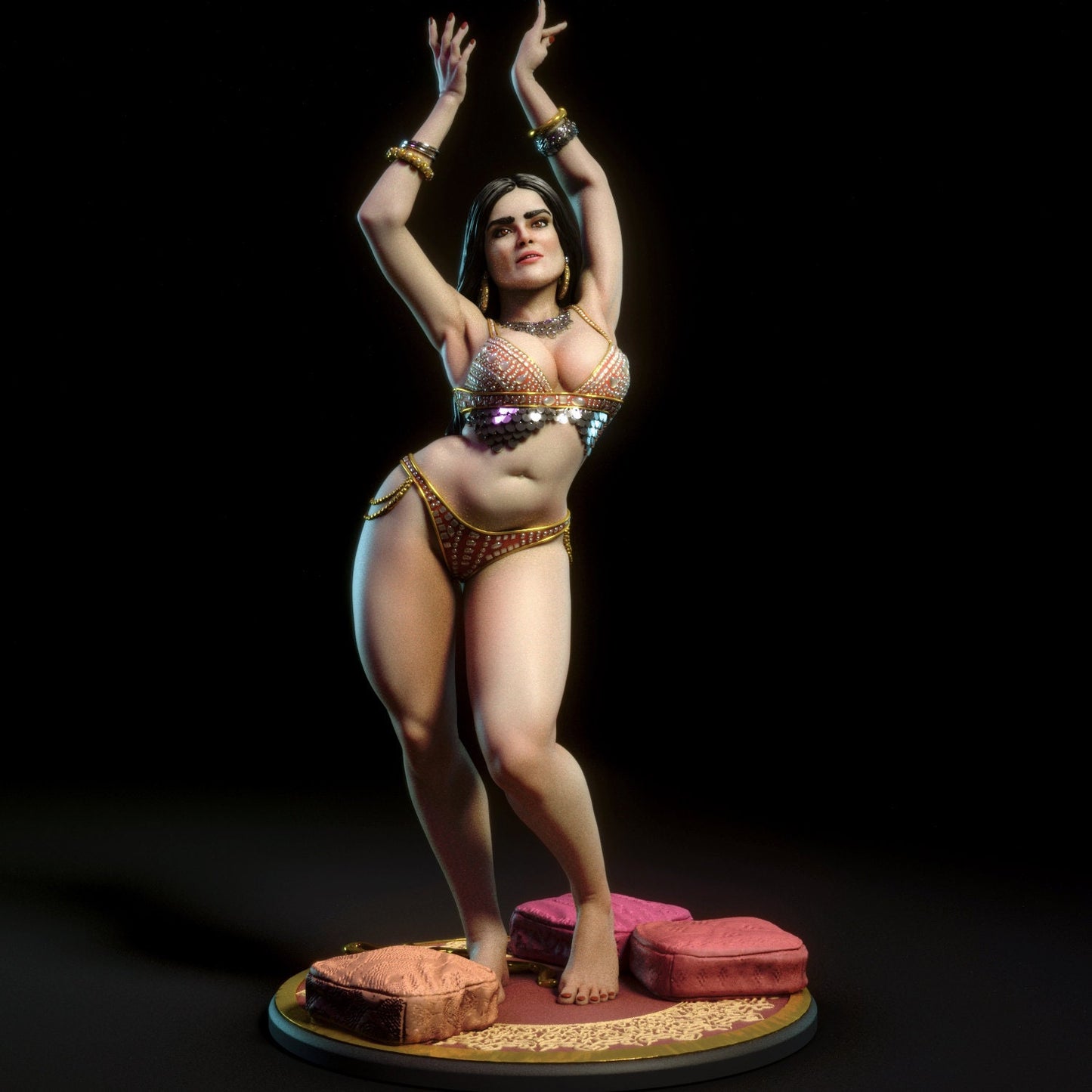 Seductive Bellydancer Pin Up Statue & Miniature | Torrida Minis