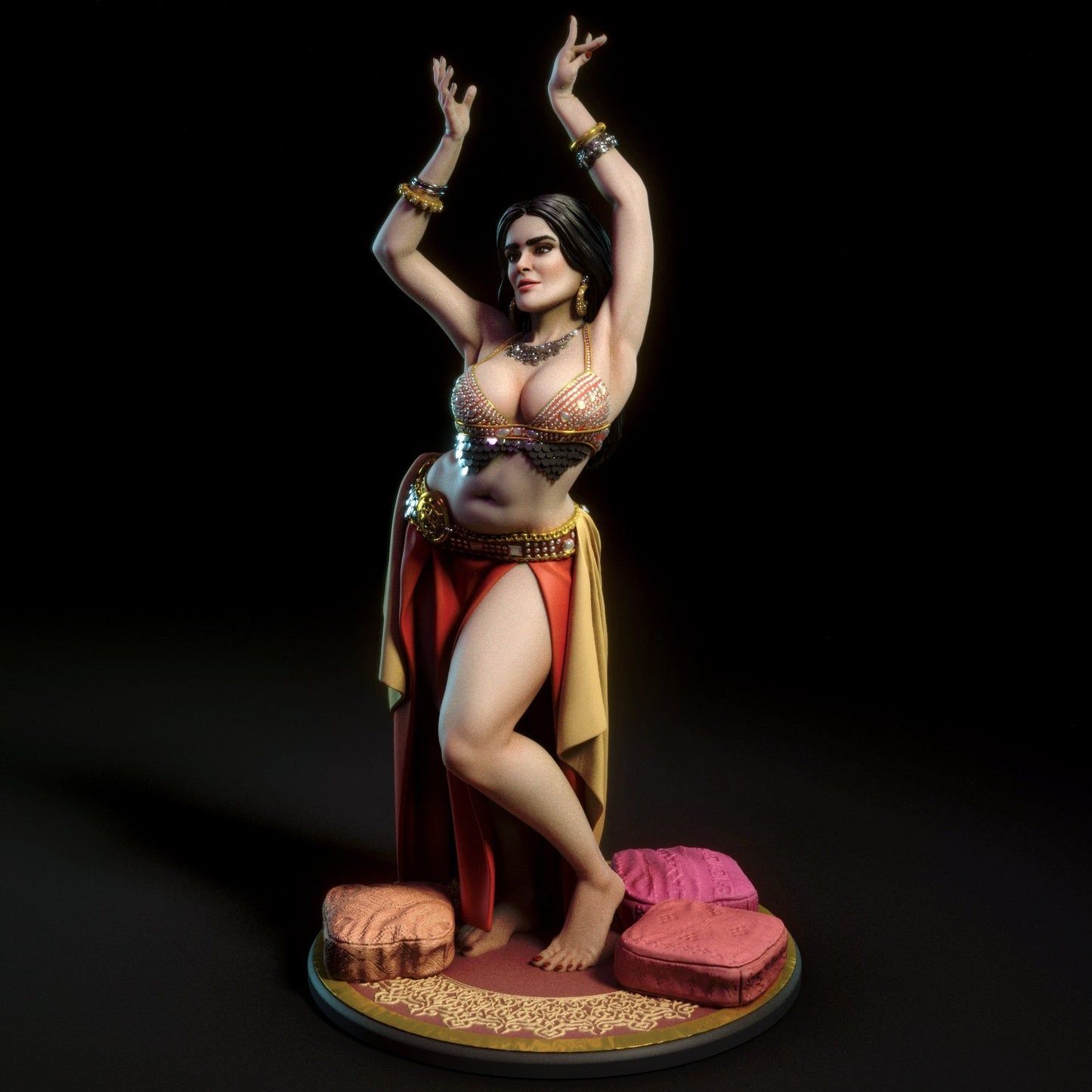 Seductive Bellydancer Pin Up Statue & Miniature | Torrida Minis