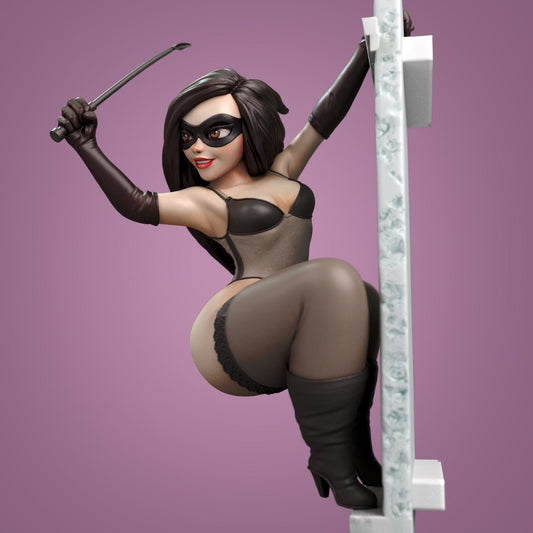 Auntie Dominatrix Animated Pin Up Statue & Miniature | Torrida Minis