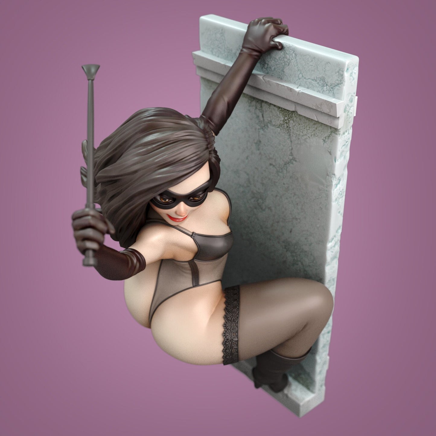 Auntie Dominatrix Animated Pin Up Statue & Miniature | Torrida Minis