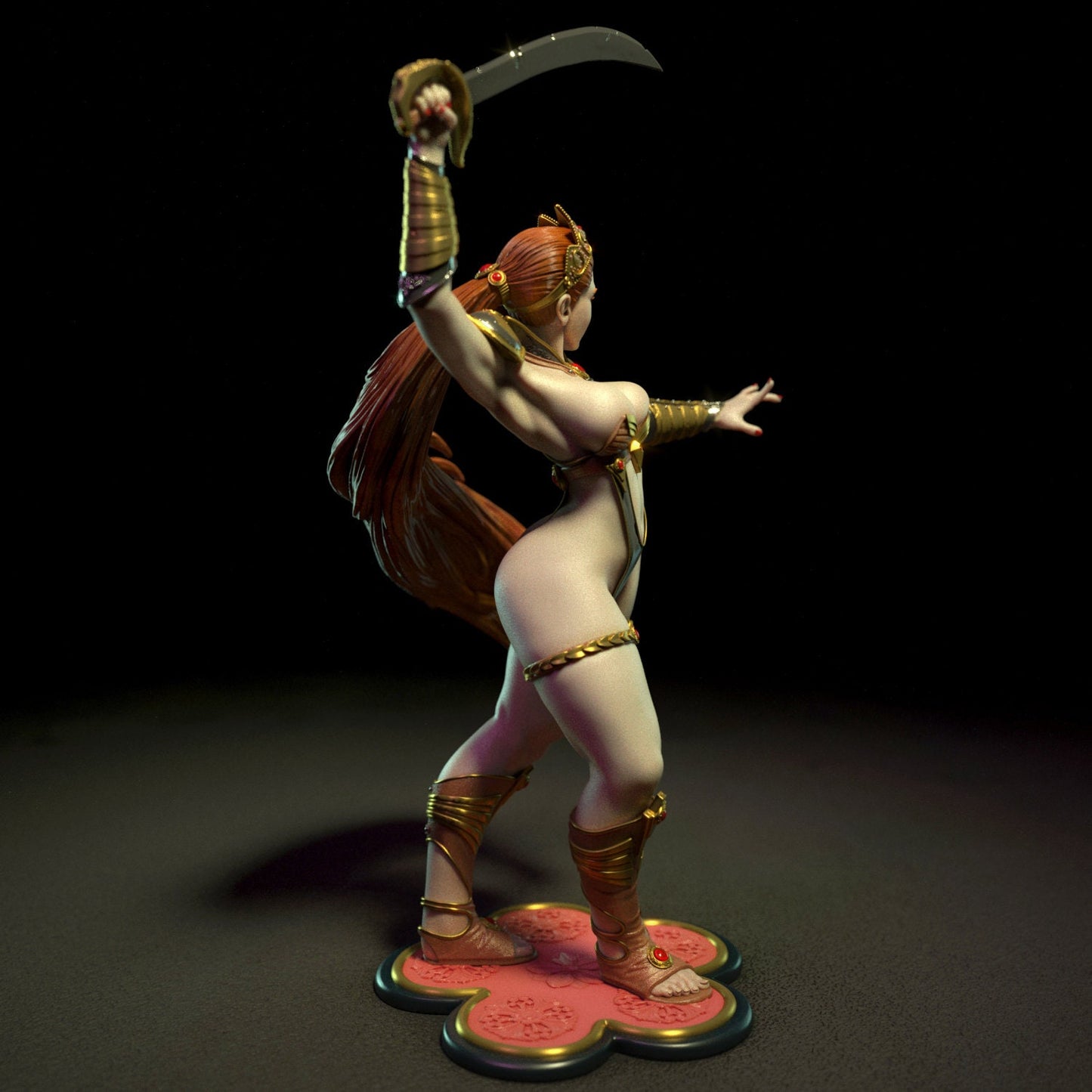 Sword Dancer Pin Up Statue & Miniature | Torrida Minis