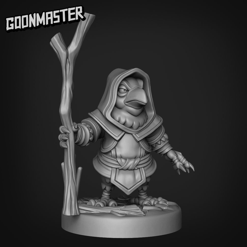 Crow Raven Assassins Resin Miniature Set | Murder Birds | Goon Master Games