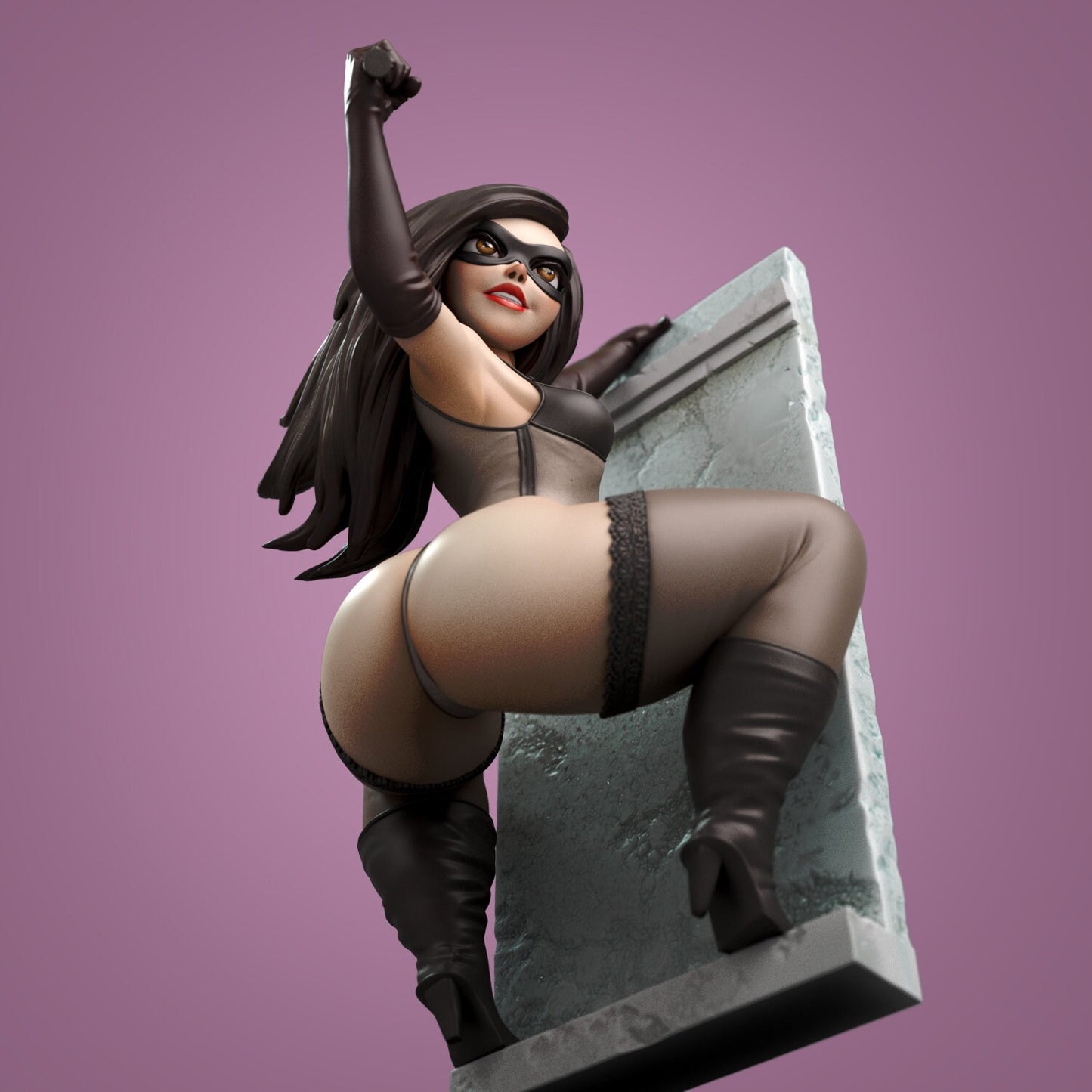 Auntie Dominatrix Animated Pin Up Statue & Miniature | Torrida Minis