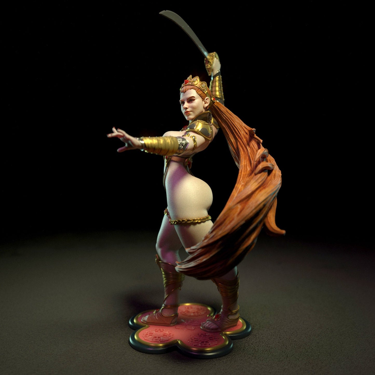 Sword Dancer Pin Up Statue & Miniature | Torrida Minis