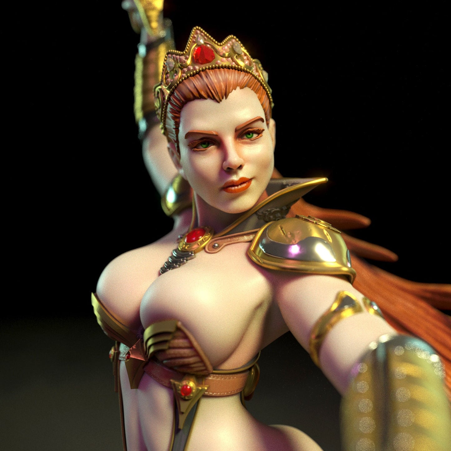 Sword Dancer Pin Up Statue & Miniature | Torrida Minis