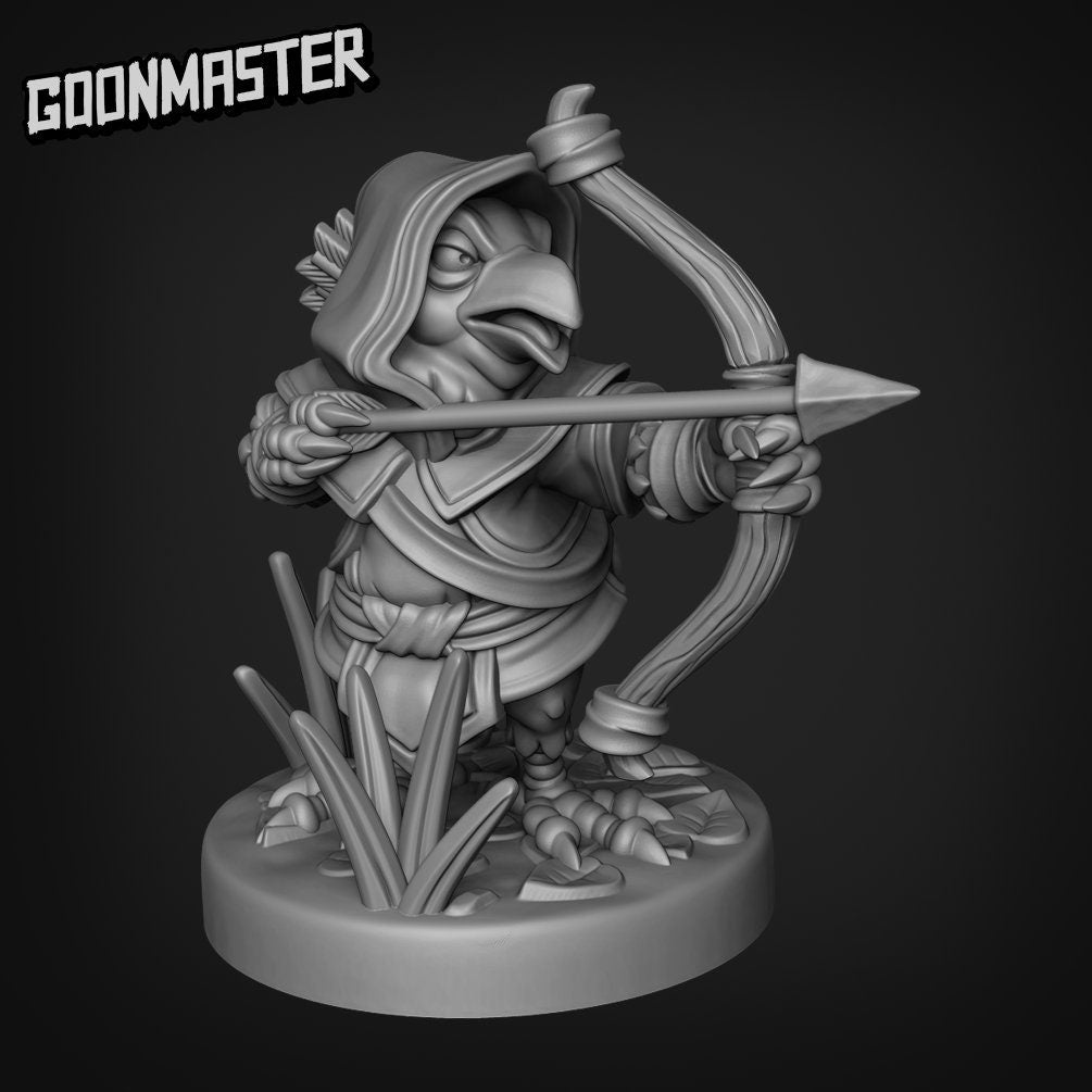 Crow Raven Assassins Resin Miniature Set | Murder Birds | Goon Master Games