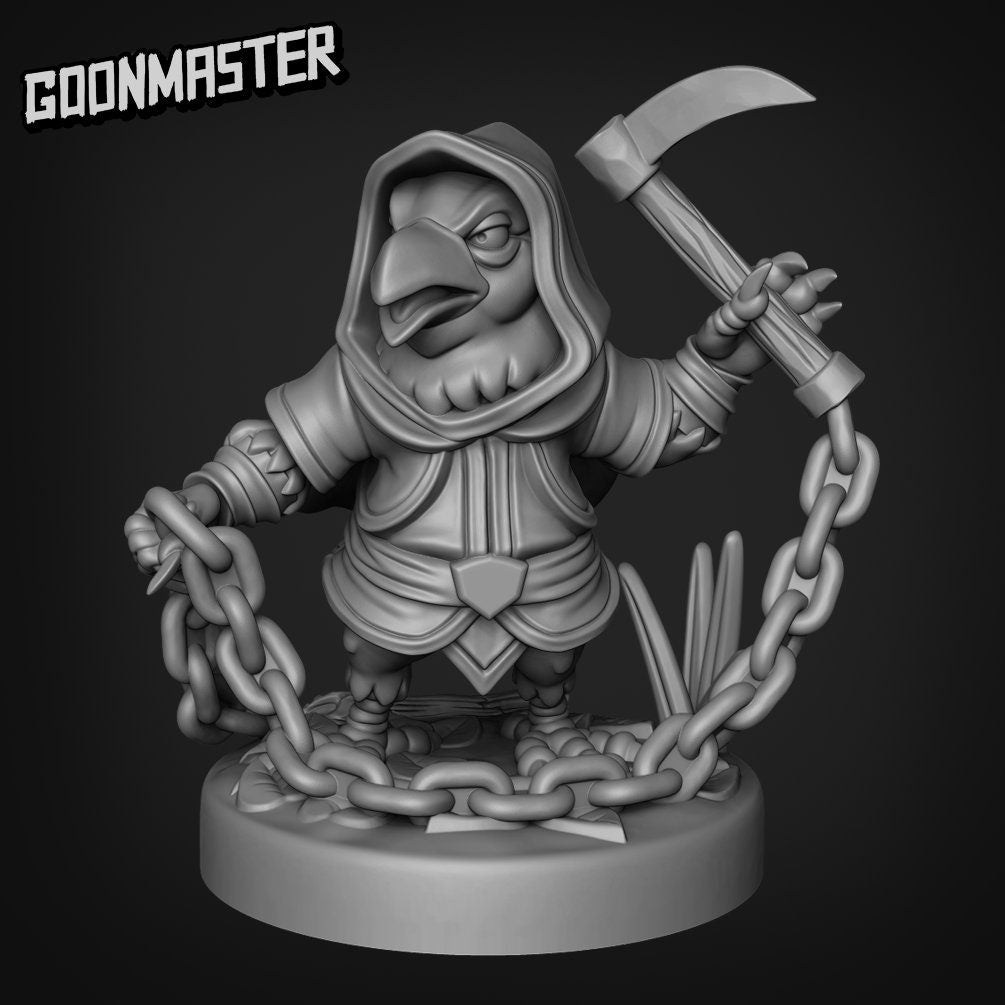 Crow Raven Assassins Resin Miniature Set | Murder Birds | Goon Master Games