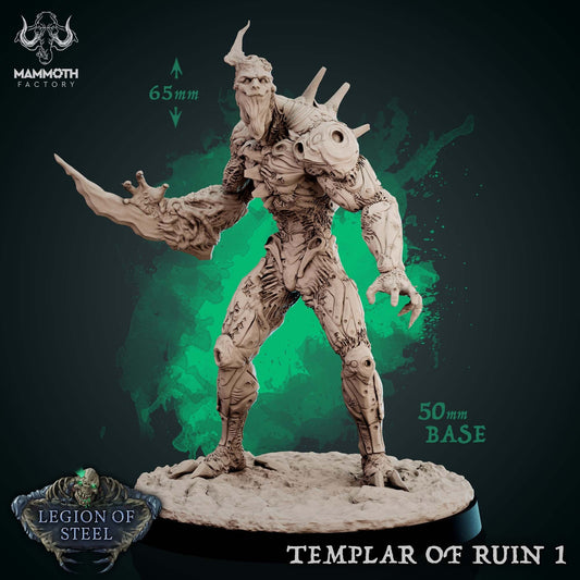 Templar of Ruin Tabletop Miniature Set | Legion of Steel Collection | Mammoth Factory