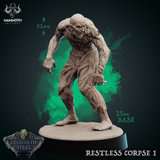 Restless Corpses Tabletop Miniature Set | Legion of Steel Collection | Mammoth Factory