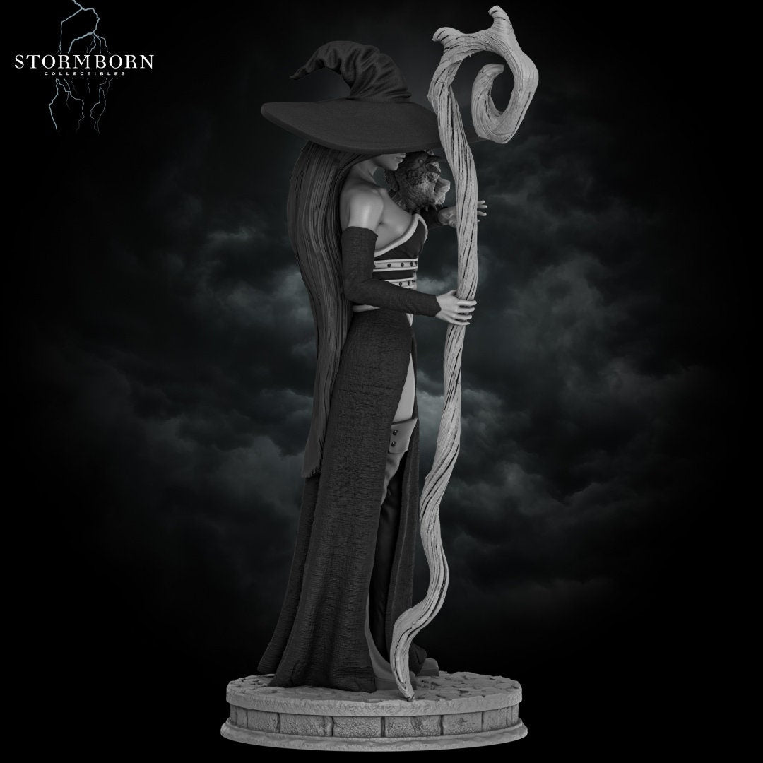 Azora the Witch Tabletop RPG Miniature | Stormborn Collectibles