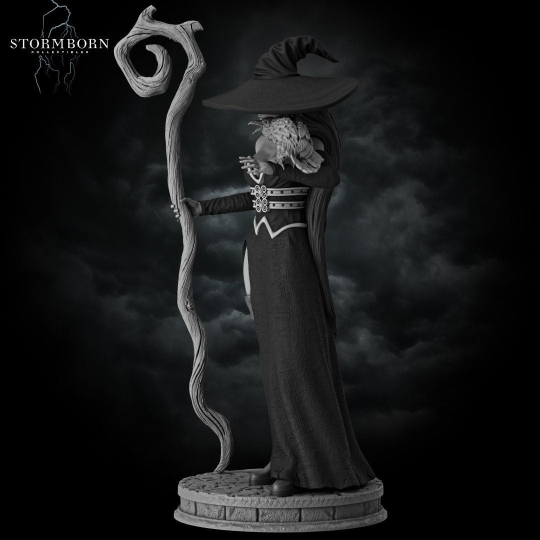 Azora the Witch Tabletop RPG Miniature | Stormborn Collectibles