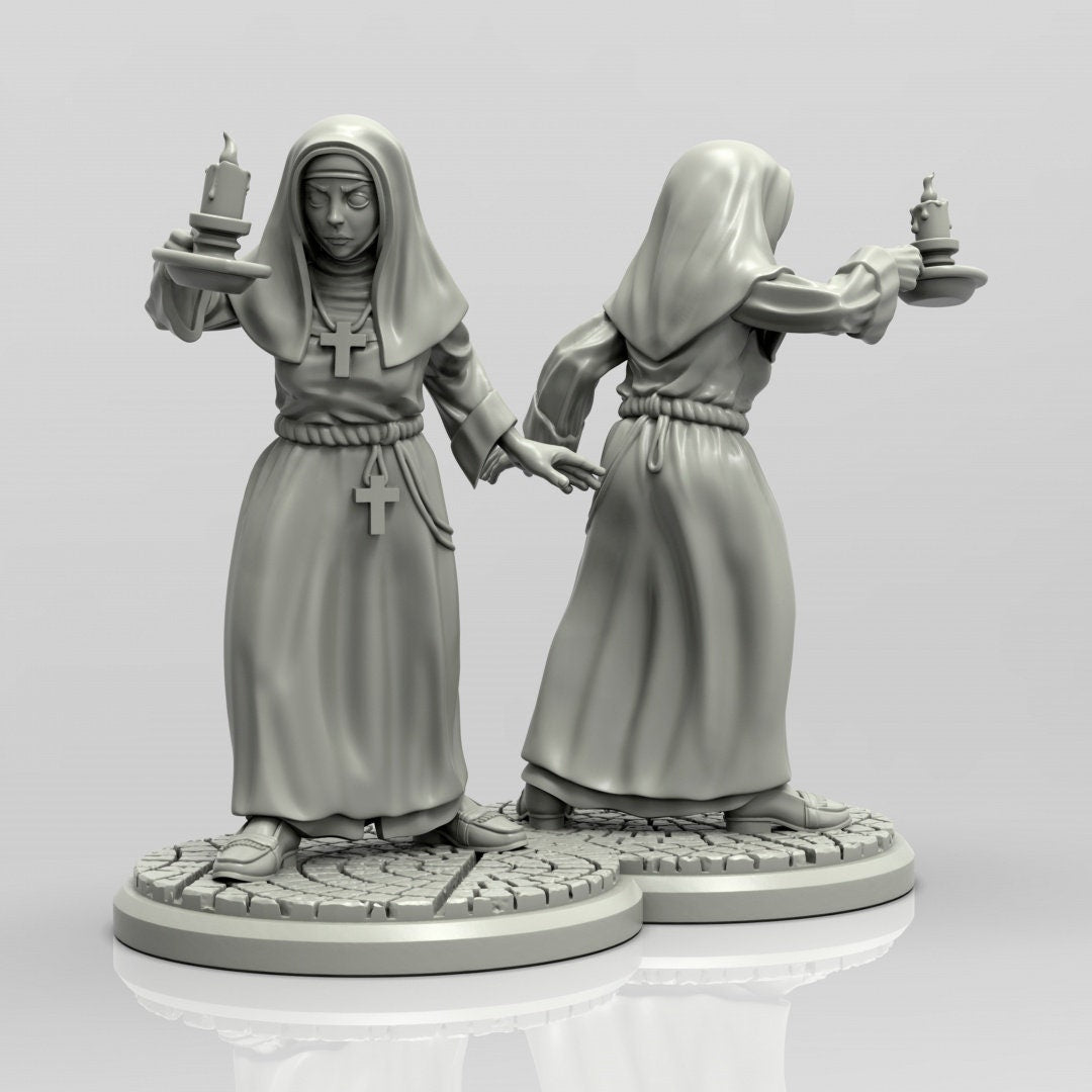 Cthulhu Investigators Lovecraft Resin Miniature Set | In The Mouth of Fear Series RPG Tabletop | Adaevy Creations