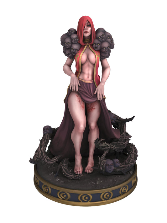 Witch of the Demonic Thorn Pin Up Statue & Variants | Astland 3D Studio