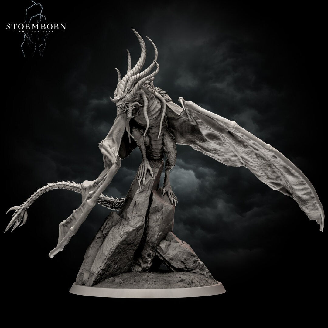 Abeloth the Accursed Dragon Tabletop RPG Miniature | Stormborn Collectibles