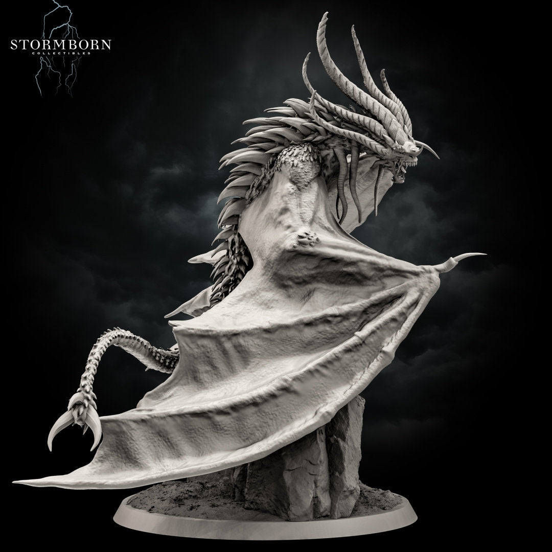 Abeloth the Accursed Dragon Tabletop RPG Miniature | Stormborn Collectibles