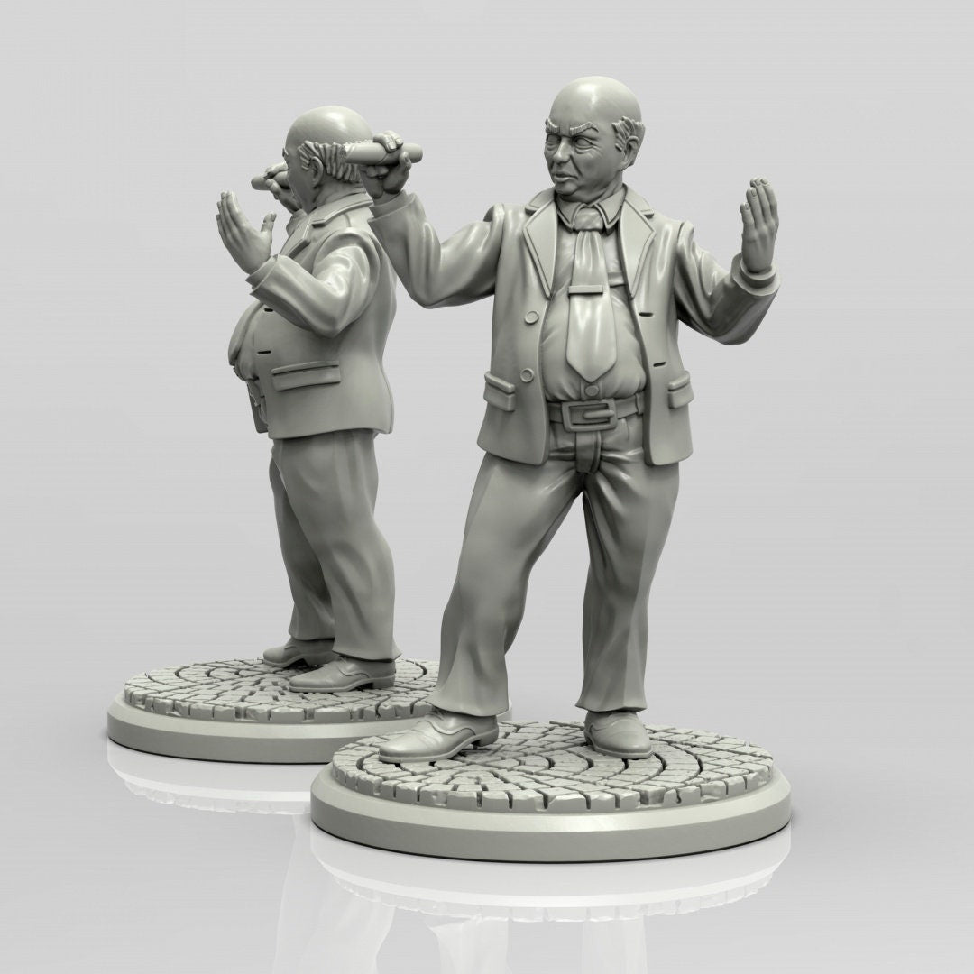 Cthulhu Investigators Lovecraft Resin Miniature Set | In The Mouth of Fear Series RPG Tabletop | Adaevy Creations