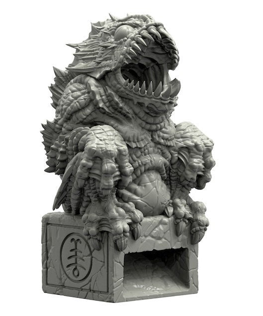 Dagon Dice Tower | In The Mouth of Fear Series RPG Miniatures Tabletop | Adaevy Creations