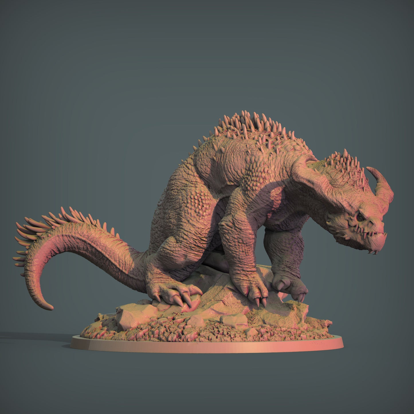 Adult Drake 2 Resin RPG Miniature | Print My Minis | World of Dragons 2