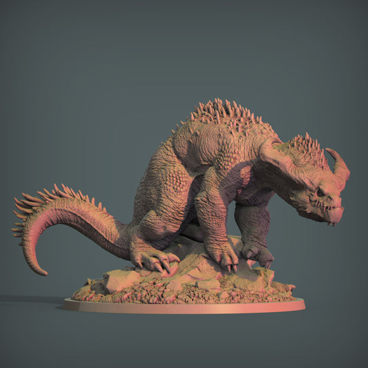 Adult Drake 2 Resin RPG Miniature | Print My Minis | World of Dragons 2