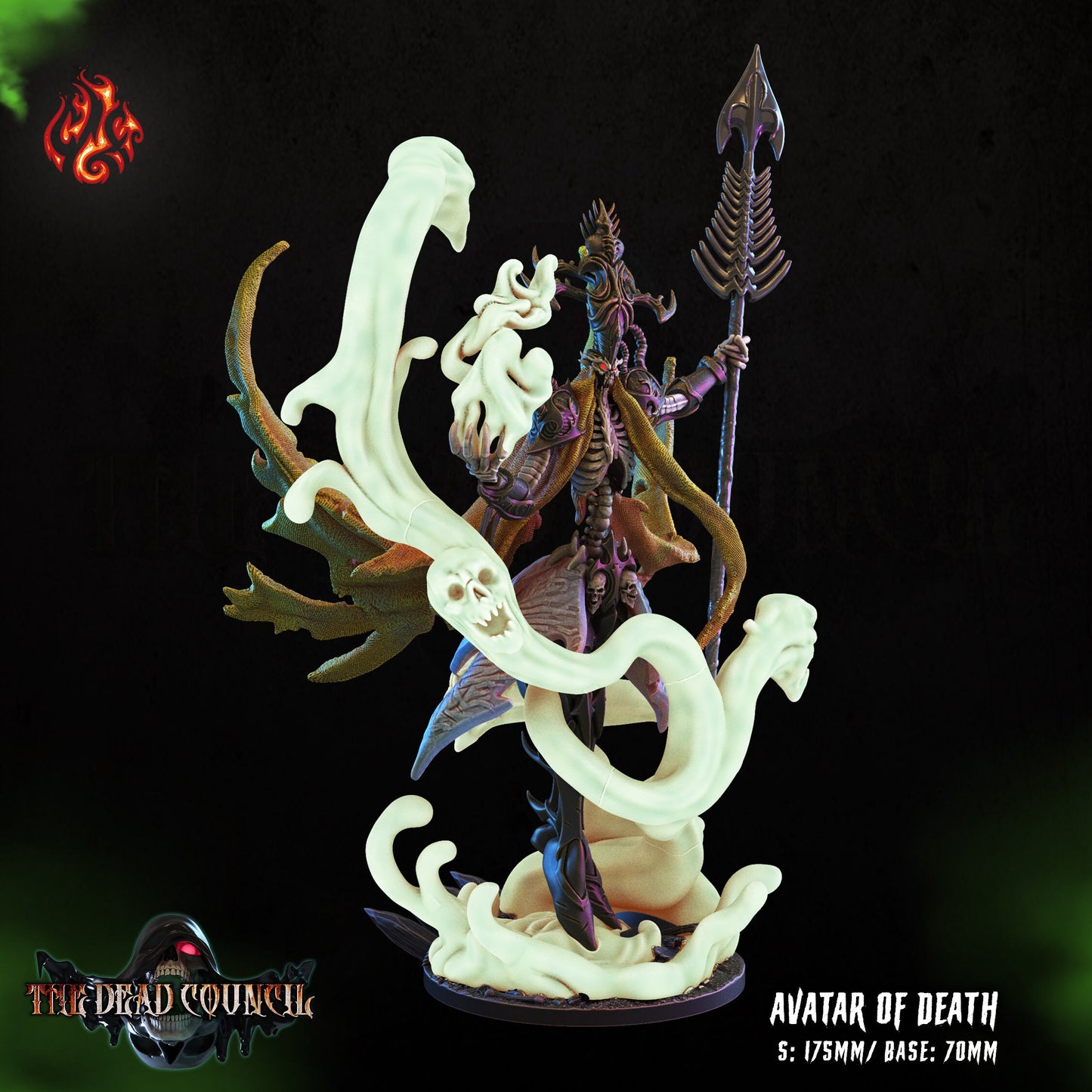 Avatar of Death Tabletop RPG Miniature | The Dead Council Collection | Crippled God Foundry