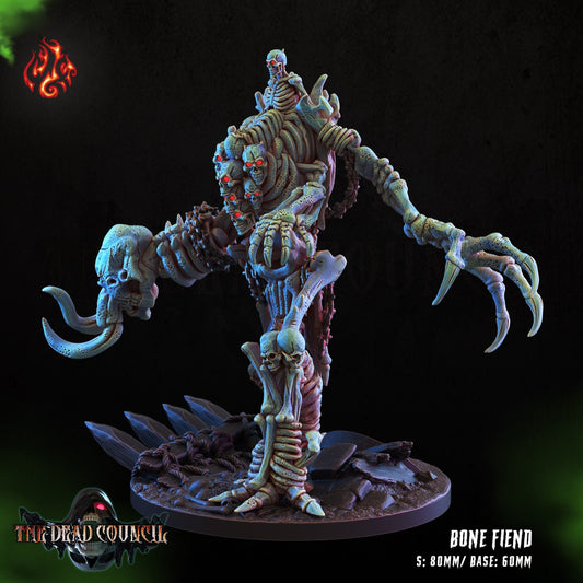 Bone Fiend Golem Tabletop RPG Miniature | The Dead Council Collection | Crippled God Foundry