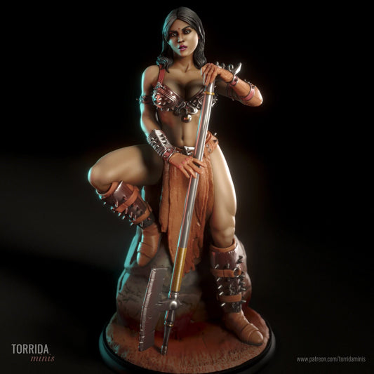 Amyra the Executioner Pin Up Statue & Miniature | Torrida Minis