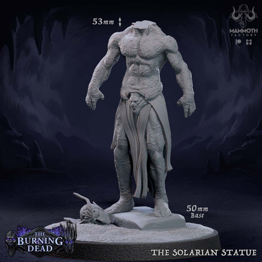 Solarian Statue Tabletop Miniature | Burning Dead Collection | Mammoth Factory